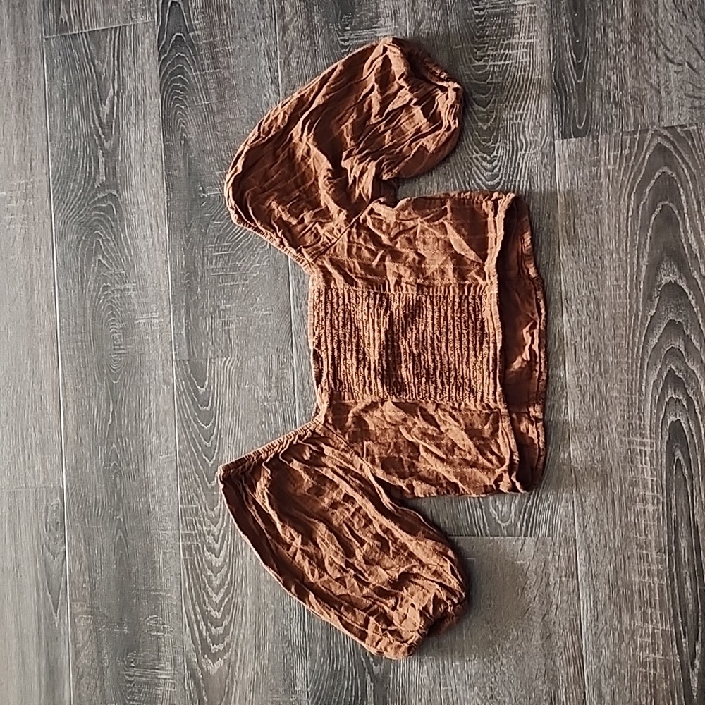 🦜 American Eagle embroidered Boho crop Top 🦜 - Picture 5 of 5